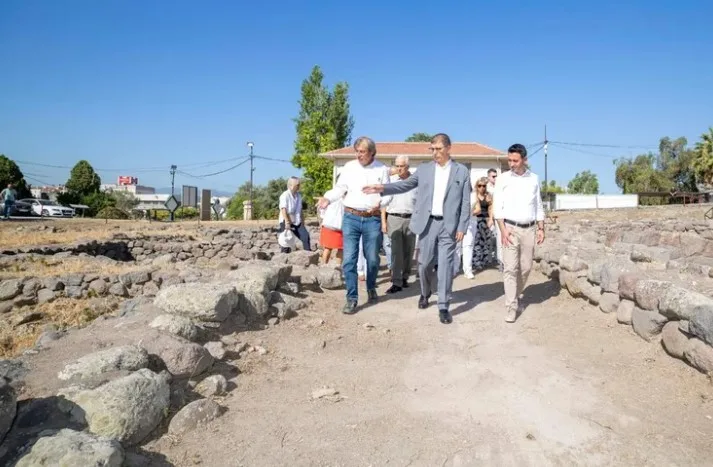 Başkan Tugay’dan Smyrna Antik Kenti’ne İnceleme Ziyareti