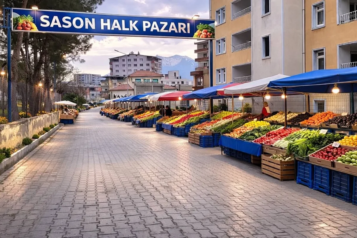 Sason Belediyesi’nden Ramazan’a Özel Yeni Pazar Alanı